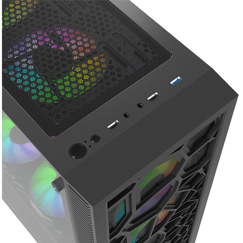 Twisted Minds 03 Spider Mid Tower Gaming Case TM-GM-II-B