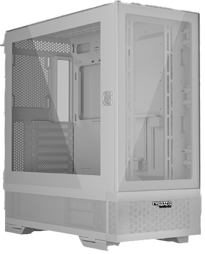 Twisted Minds Minimalist -04 Mid Tower Gaming Case - White TM-X5-W