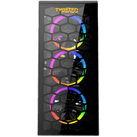 Twisted Minds Killstreak-03 Mid Tempered Glass Mid Tower Gaming Case - Black TM188-11-B