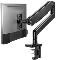 Twisted Minds Single Monitor Heavy Duty Spring Assisted Monitor Arm USB Port TM-60-C06