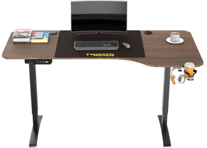 Twisted Minds T Shaped Gaming Desk Electric-height adjustable - Right TM-T-9085-R