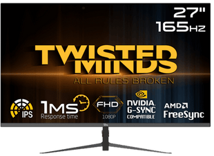 Twisted Minds 27" FHD, 165Hz, 1MS, HDMI 2.0 Gaming Monitor - TM27DFI