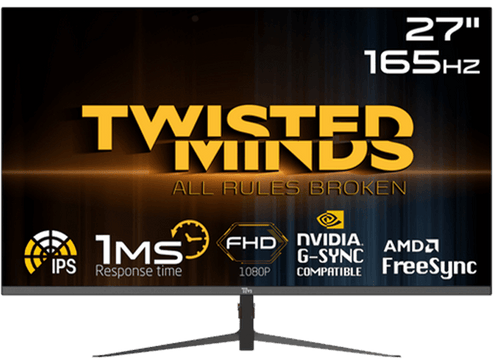 Twisted Minds 27" FHD, 165Hz, 1MS, HDMI 2.0 Gaming Monitor - TM27DFI