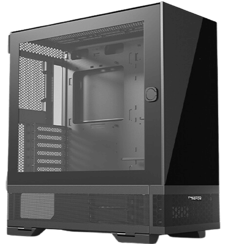 Twisted Minds Minimalist -04 Mid Tower Gaming Case - Black TM-X5-B