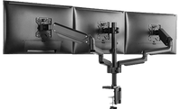 Twisted Minds Triple Monitor Aluminum Slim Mechanical Spring USB Monitor Arm TM-26-C018UP