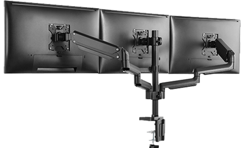 Twisted Minds Triple Monitor Aluminum Slim Mechanical Spring USB Monitor Arm TM-26-C018UP