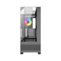 Twisted Minds DarkPulse Tempered Glass Mid Tower Gaming Case Black - TM-XL290-B