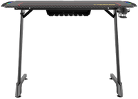 Twisted Minds Z Shaped Gaming Desk Carbon fiber texture TM-Z-1060-RGB