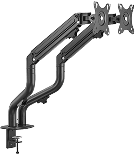Twisted Minds Dual Monitor Pipe Shaped Counterbalance Spring Assisted Monitor Arm TM-71-C012