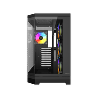 Twisted Minds Vanguard - 04 Mid Tower Gaming Case - Black – TM-P285-B