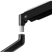 Twisted Minds Single Monitor Heavy Duty Spring Assisted Monitor Arm USB Port TM-60-C06