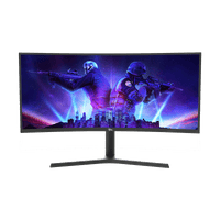 Twistedminds Eclipse Pro Series 34” WQHD (3440×1440) ,180Hz, 1ms Curved, HDR10 Adjustable Stand, Dual 3W Speakers Gaming Monitor - TM34CWQHDVA