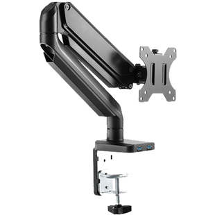 Twisted Minds Single Monitor Aluminum Slim Mechanical Spring USB Monitor Arm - TM-26-C06