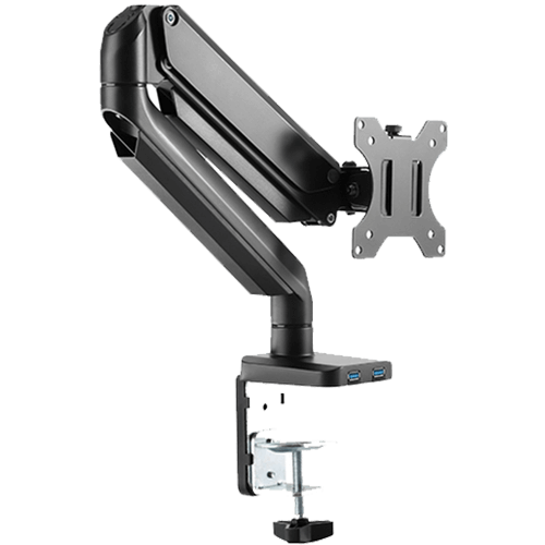 Twisted Minds Single Monitor Aluminum Slim Mechanical Spring USB Monitor Arm TM-26-C06