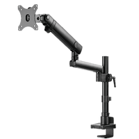 Twisted Minds Single Slim Pole Mounted Spring Assisted Monitor Arm TM-20-C06P
