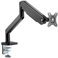 Twisted Minds Single Monitor Heavy Duty Spring Assisted Monitor Arm USB Port TM-60-C06