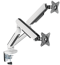 Twisted Minds Dual Premium Monitor Arm With RGB Lighting - White TM-54-C012-W