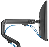 Twisted Minds Dual Monitor Pipe Shaped Counterbalance Spring Assisted Monitor Arm TM-71-C012