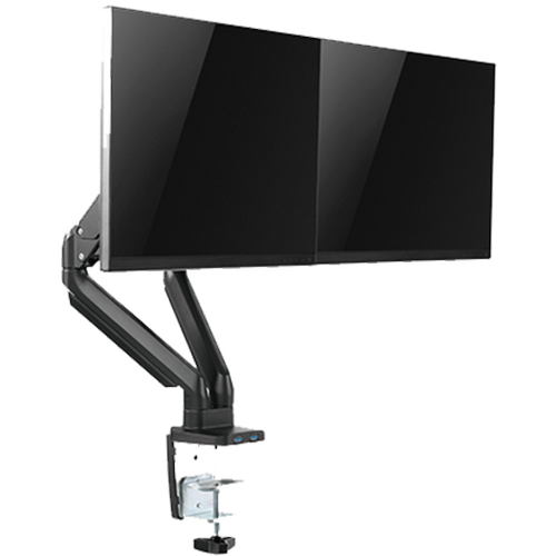Twisted Minds Dual Monitor Aluminum Slim Mechanical Spring USB Monitor Arm TM-26-C012