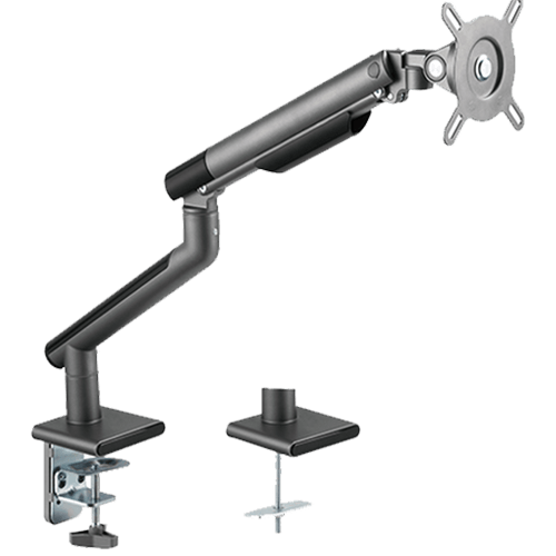 Twisted Minds Single Monitor Premium Silm Spring Assisted Monitor Arm - Grey TM-49-C06-G