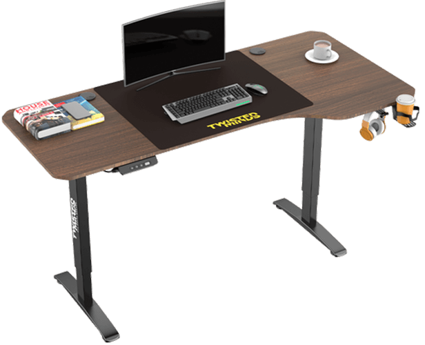 Twisted Minds T Shaped Gaming Desk Electric-height adjustable - Right TM-T-9085-R