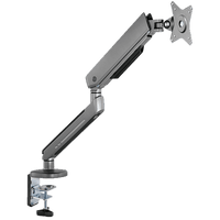 Twisted Minds Premium Gaming Single Monitor Arm RGB Lighting – Grey - TM-54-C06-G