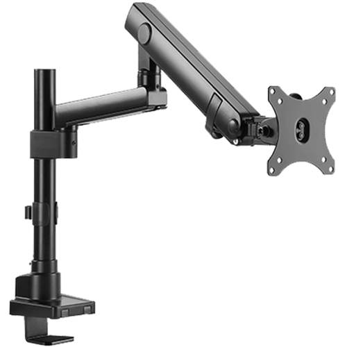 Twisted Minds Single Slim Pole Mounted Spring Assisted Monitor Arm TM-20-C06P