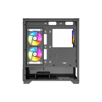 Twisted Minds DarkPulse Tempered Glass Mid Tower Gaming Case Black - TM-XL290-B
