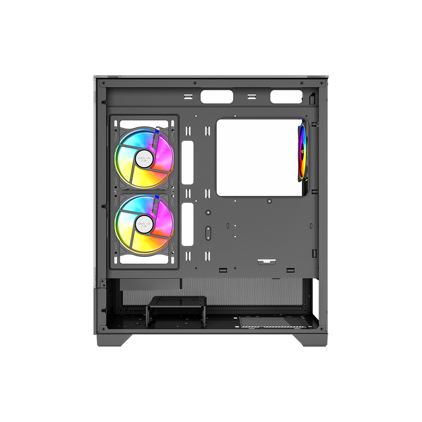 Twisted Minds DarkPulse Tempered Glass Mid Tower Gaming Case Black - TM-XL290-B