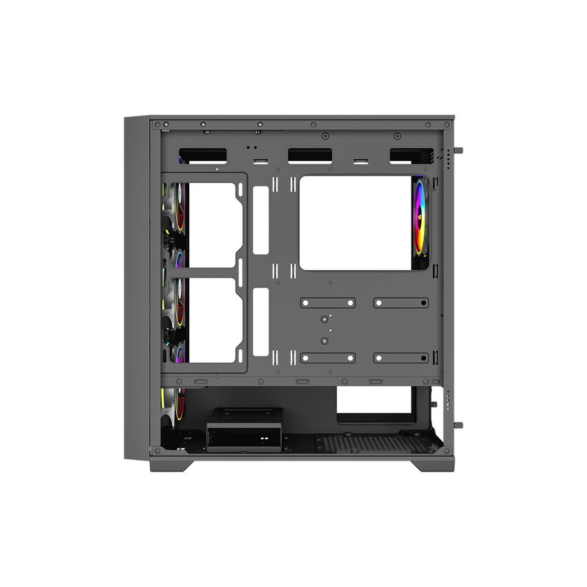 Twisted Minds Storm Rider - 04 Mid Tower Gaming Case - Black – TM-CT200-B