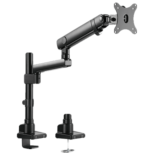 Twisted Minds Single Slim Pole Mounted Spring Assisted Monitor Arm TM-20-C06P