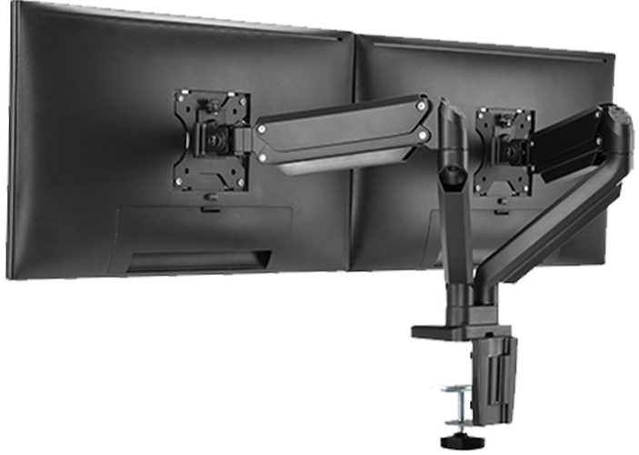 Twisted Minds Dual Monitor Aluminum Slim Mechanical Spring USB Monitor Arm TM-26-C012
