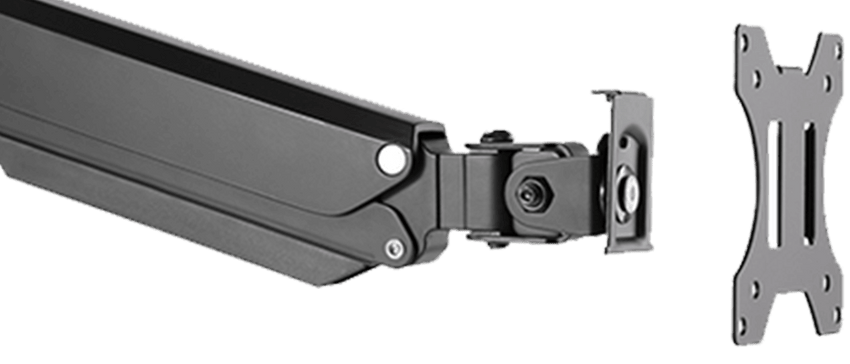 Twisted Minds Single Monitor Aluminum Slim Mechanical Spring USB Monitor Arm TM-26-C06
