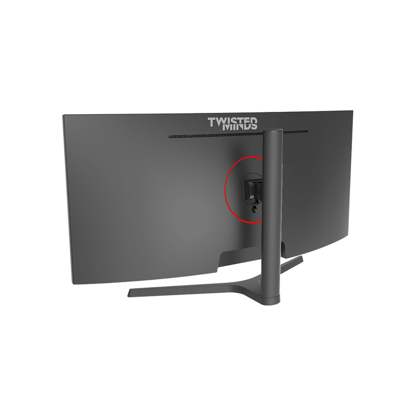 Twistedminds Eclipse Pro Series 34” WQHD (3440×1440) ,180Hz, 1ms Curved, HDR10 Adjustable Stand, Dual 3W Speakers Gaming Monitor - TM34CWQHDVA