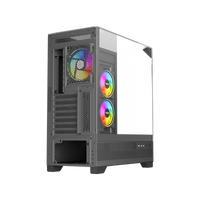 Twisted Minds DarkPulse Tempered Glass Mid Tower Gaming Case Black - TM-XL290-B