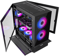 Twisted Minds Minimalist -04 Mid Tower Gaming Case - Black TM-X5-B