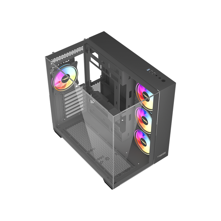 Twisted Minds Warden Rider Gaming Case Mid Tower 04 Black – TM-M2858-B