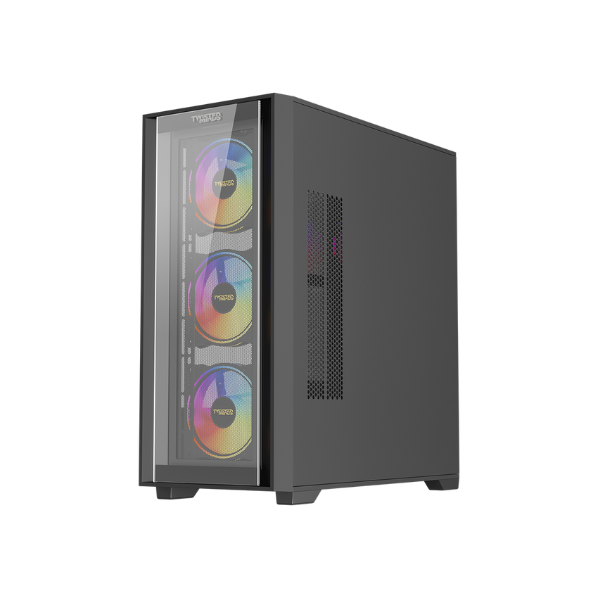 Twisted Minds Storm Rider - 04 Mid Tower Gaming Case - Black – TM-CT200-B