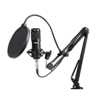 Twisted Minds W104 Professional Gaming USB Condenser Microphone – Black - TM-W104