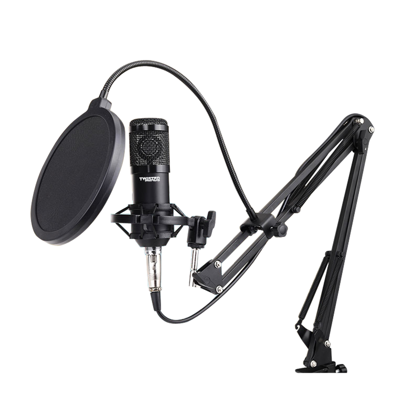 Twisted Minds W104 Professional Gaming USB Condenser Microphone – Black - TM-W104