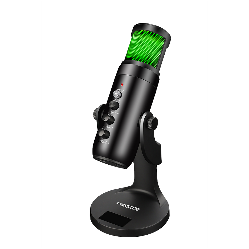 Twisted Minds W105 RGB Gaming Microphone – Black
