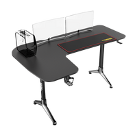 Twisted Minds Y Shaped Gaming Desk Carbon fiber texture - Left