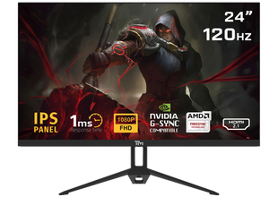 Twisted Minds ECO SERIES 24” FHD, 120hz, 1MS, FHD, HDMI 2.1 & DP 1.4 Gaming Monitor - TM24FHD120IPS