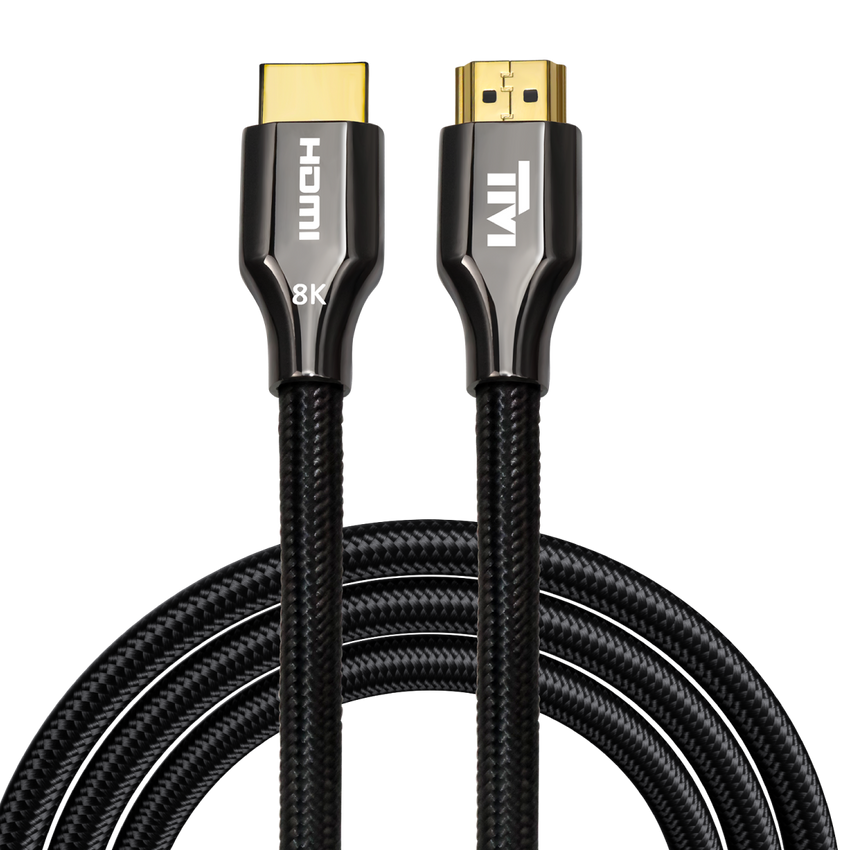 Twisted Minds HDMI 2.1 Resolution 8K/60Hz, 4K/120Hz, 4K/60Hz - Bandwidth 48Gbps Cable 2M - TM-Z8KHDMI-2M