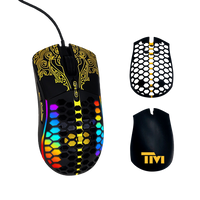 Twisted Minds COOLKNIGHT Wired 12000 DPI Gaming Mouse RGB - Black - TM-COOLKNIGHT