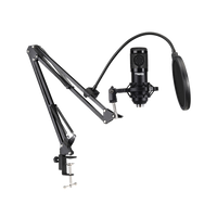 Twisted Minds W104 Professional Gaming USB Condenser Microphone – Black - TM-W104