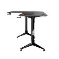 Twisted Minds Y Shaped Gaming Desk Carbon fiber texture - Left
