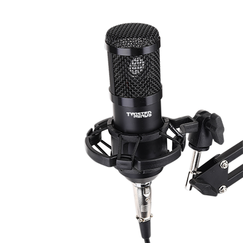 Twisted Minds W104 Professional Gaming USB Condenser Microphone – Black - TM-W104