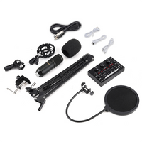 Twisted Minds W104 Professional Gaming USB Condenser Microphone – Black - TM-W104