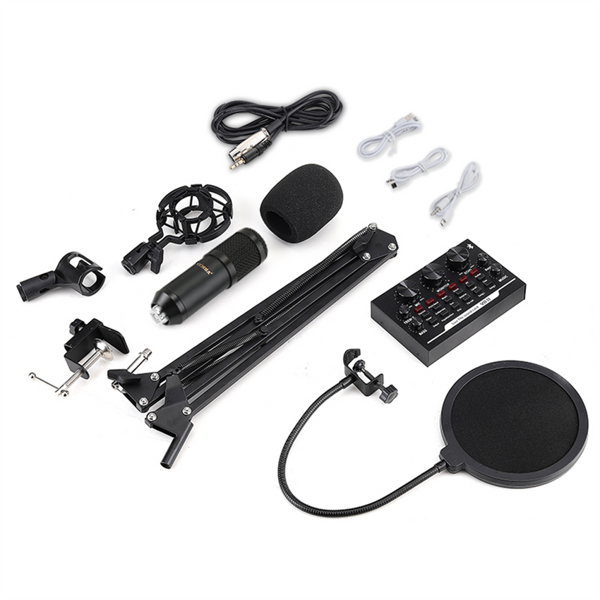 Twisted Minds W104 Professional Gaming USB Condenser Microphone – Black - TM-W104